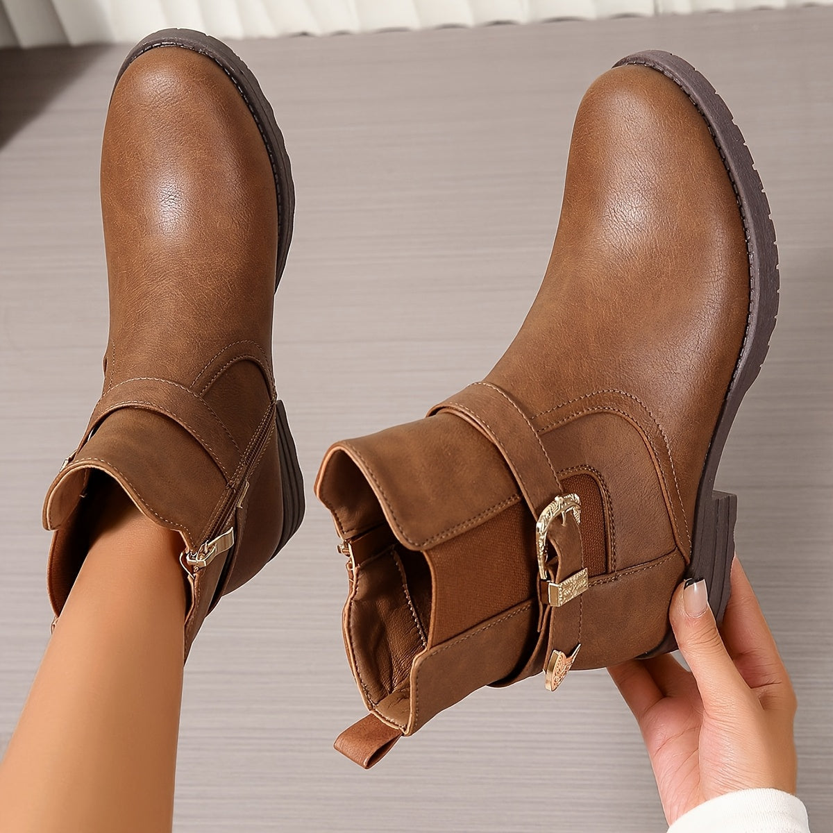 Primerose | Bottines à boucle western