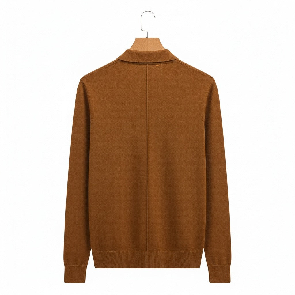 Félicien | Polo jersey à manches longues