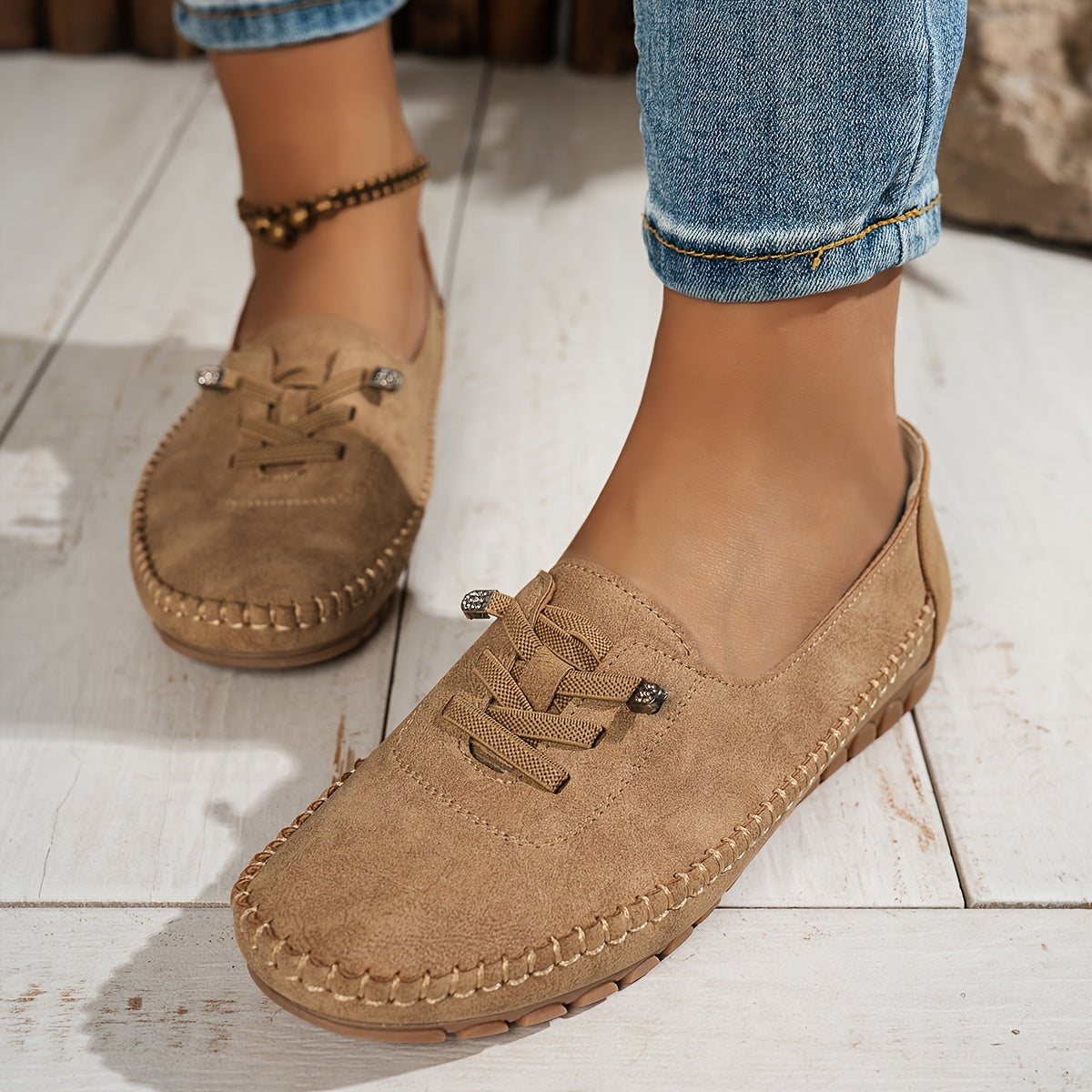 Clotilde | Mocassins souples à semelle antidérapante