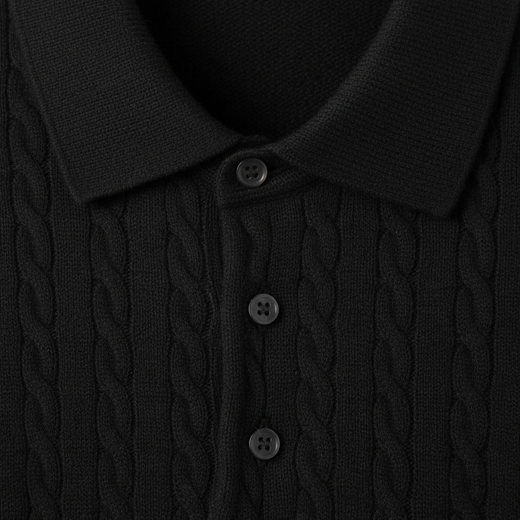 François-Régis | Polo en maille torsadée