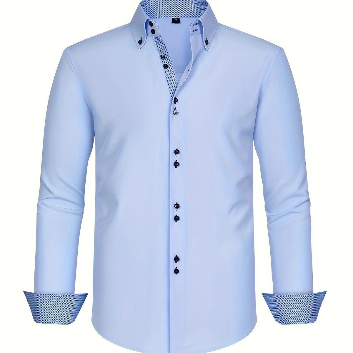 Thomas | Chemise élégante légère avec détails contrastés