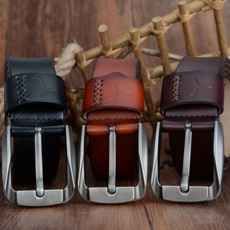 Séraphin | Ceinture en cuir texture vintage