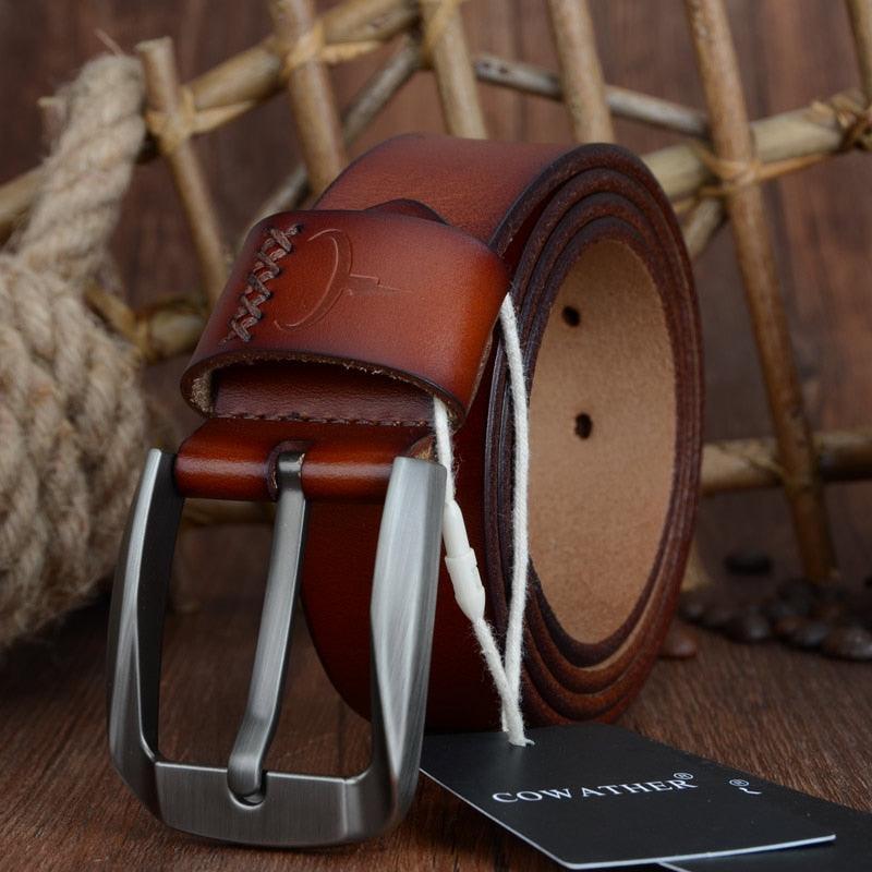 Séraphin | Ceinture en cuir texture vintage