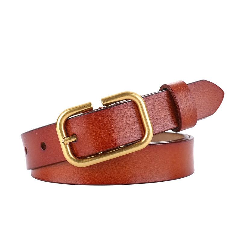 Mirabelle | Ceinture lisse boucle rétro