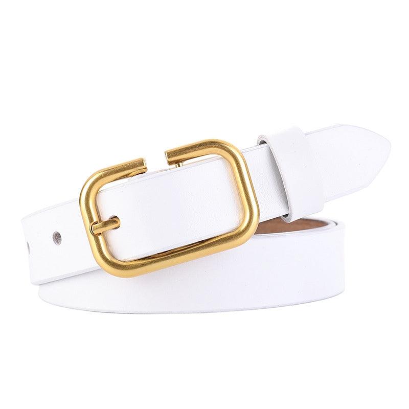 Mirabelle | Ceinture lisse boucle rétro