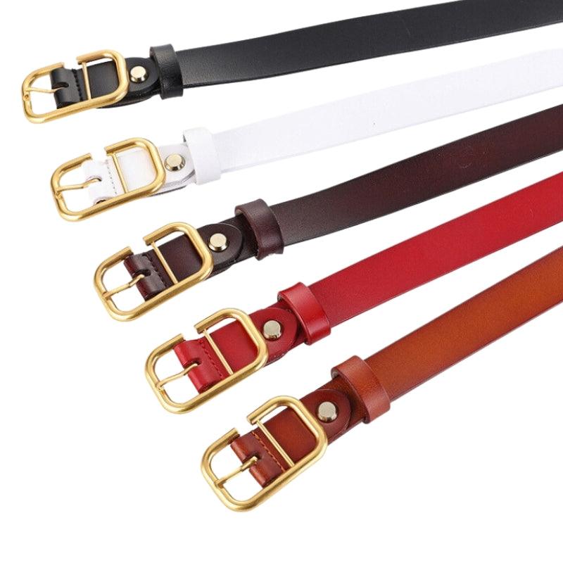 Mirabelle | Ceinture lisse boucle rétro