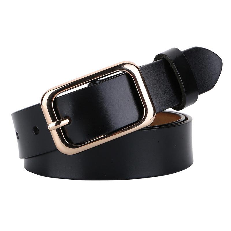 Mireille | Ceinture en cuir lisse classique