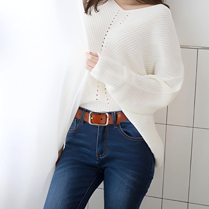 Mireille | Ceinture en cuir lisse classique