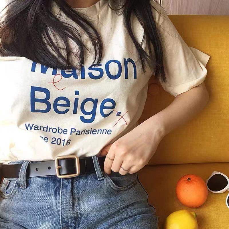 Marlène | Ceinture classique en cuir véritable