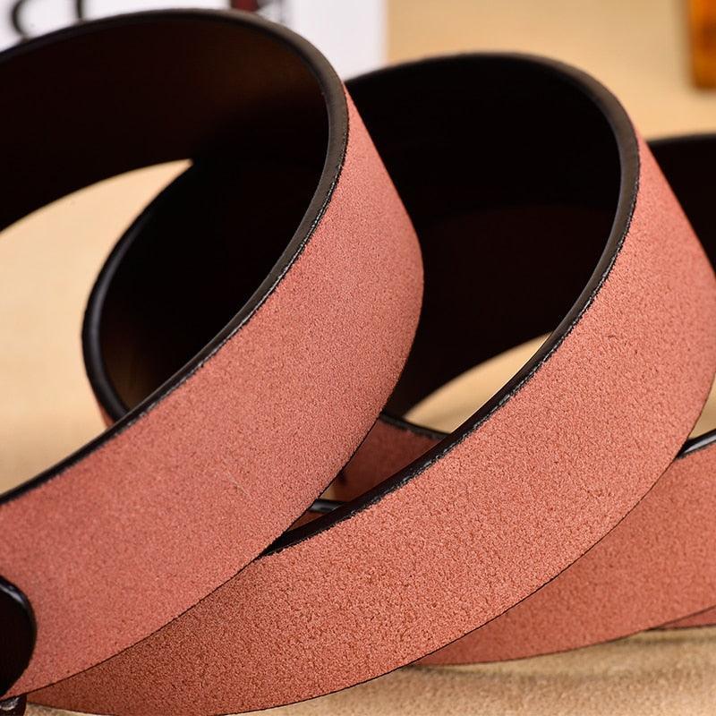Marlène | Ceinture classique en cuir véritable