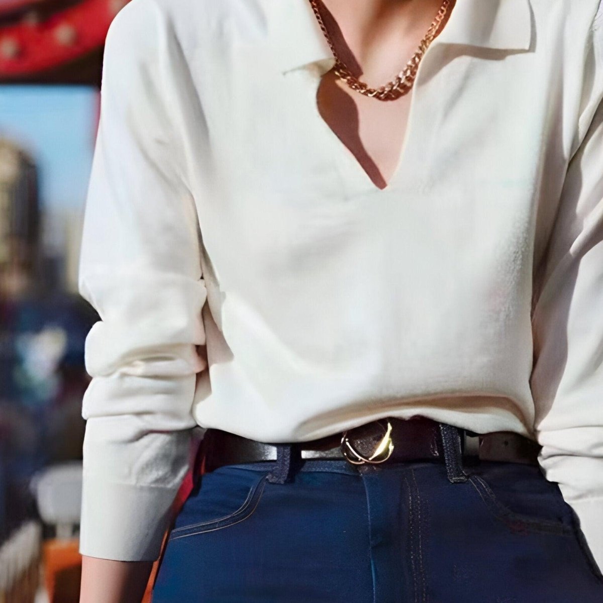 Marjolaine | Ceinture souple boucle pression