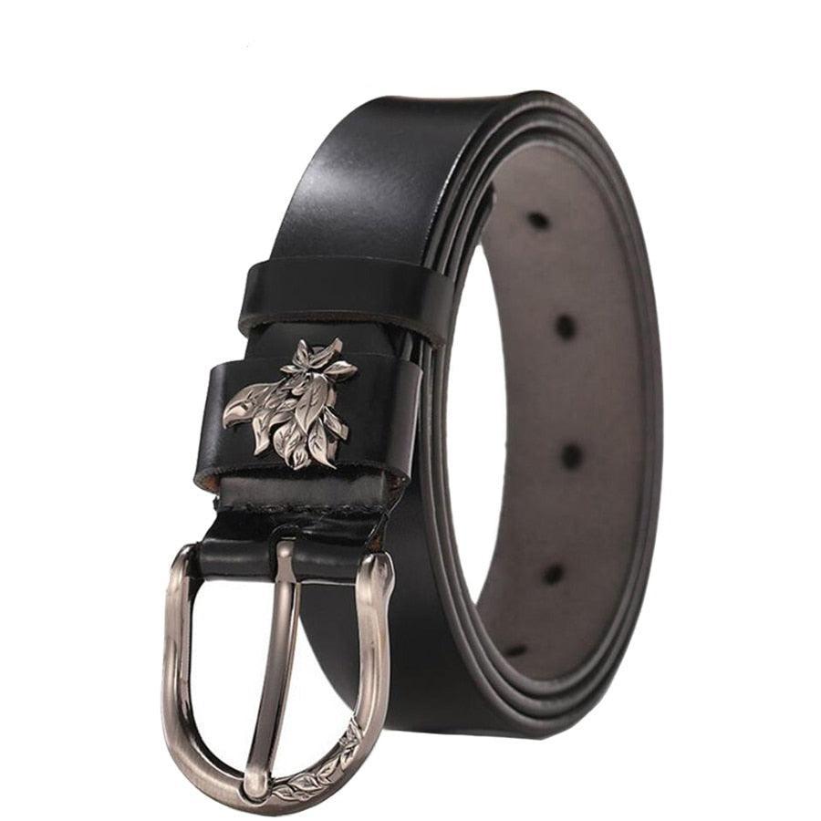Mahaut | Ceinture en cuir véritable