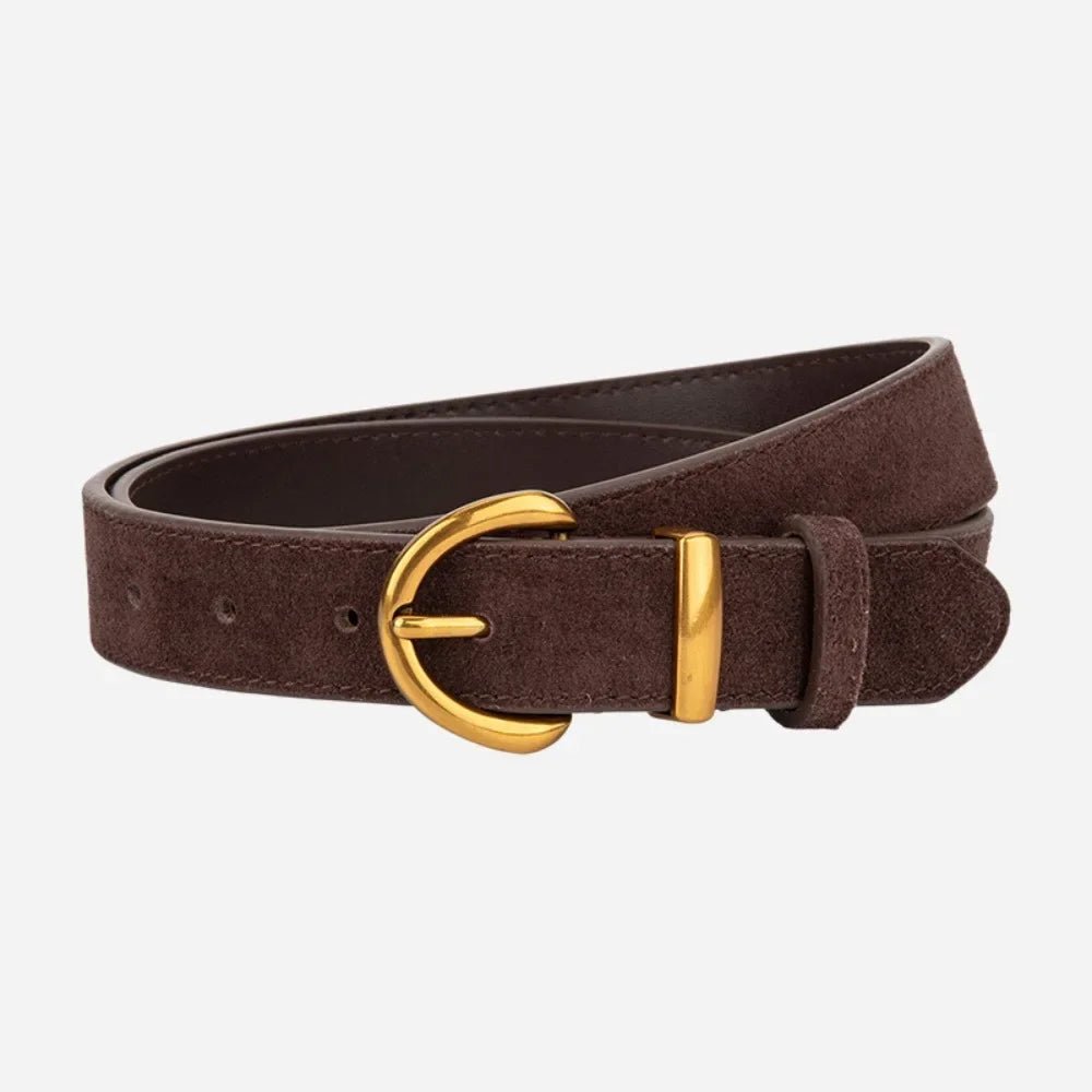 Moïra | Ceinture en cuir suédé