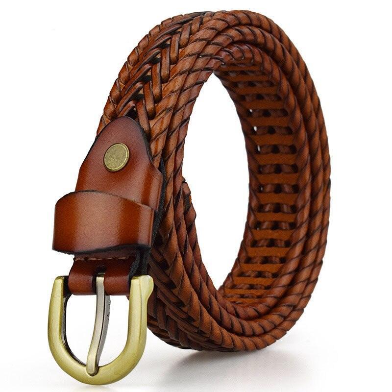 Margot | Ceinture en cuir tressé main