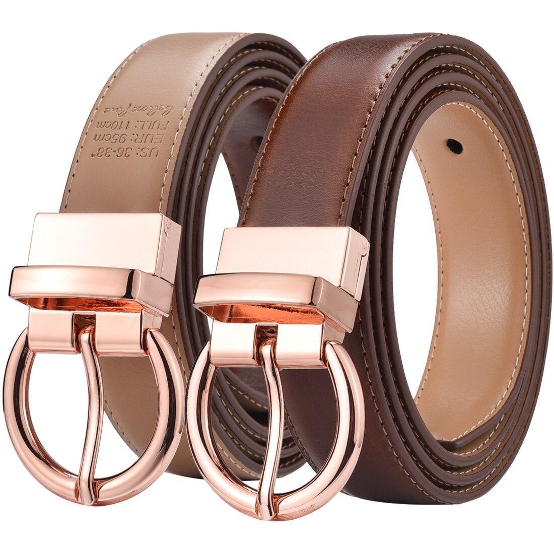 Maud | Ceinture réversible en cuir