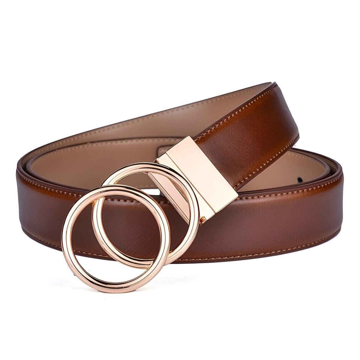 Marianne | Ceinture réversible double anneau