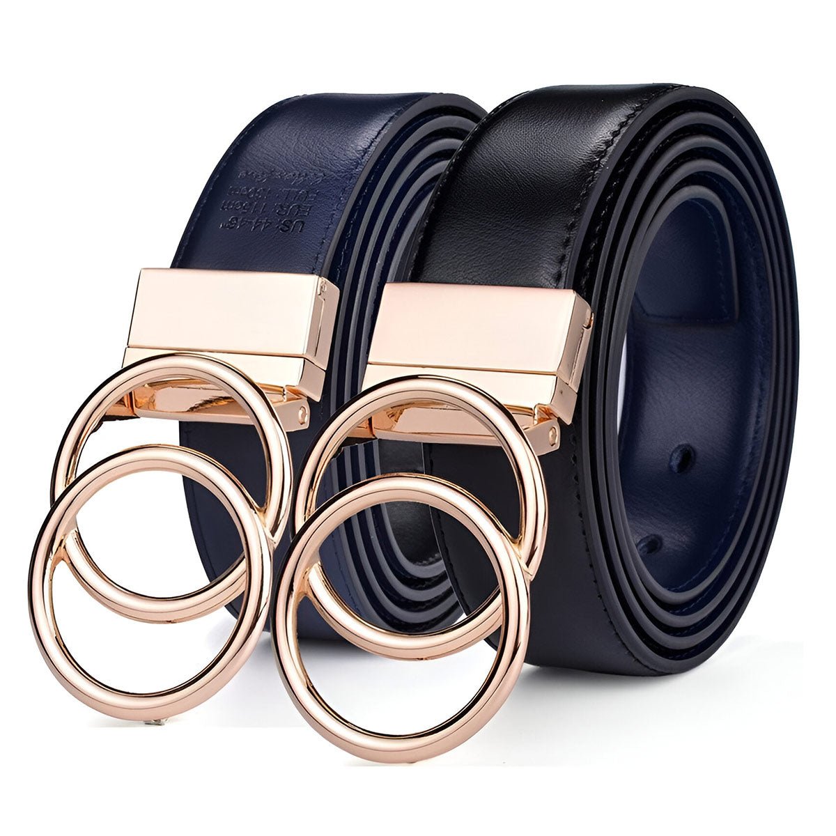 Marianne | Ceinture réversible double anneau