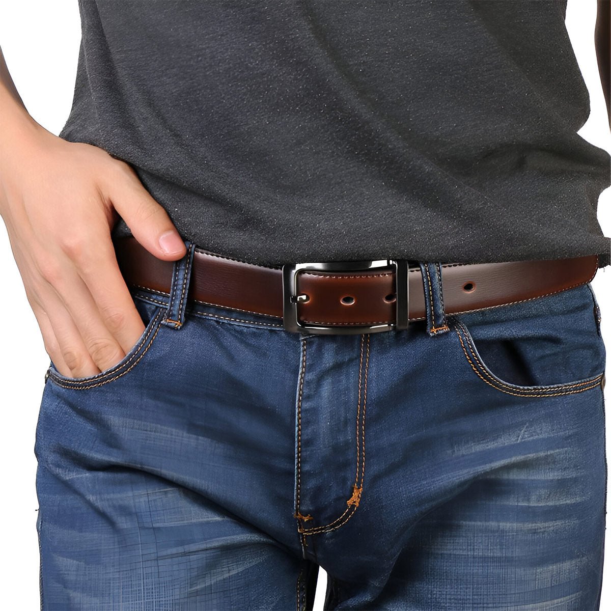 Saturnin | Ceinture réversible deux en un
