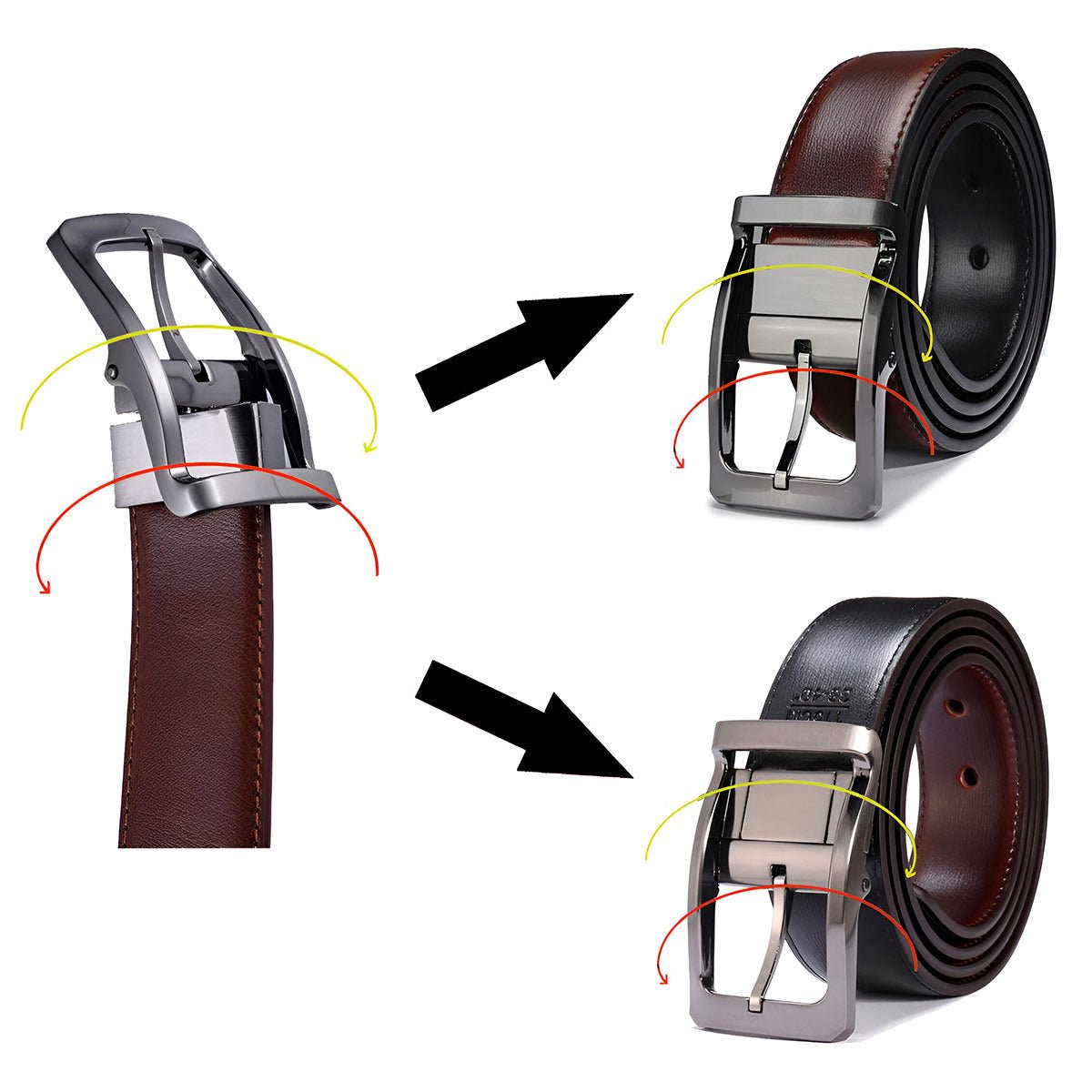 Saturnin | Ceinture réversible deux en un
