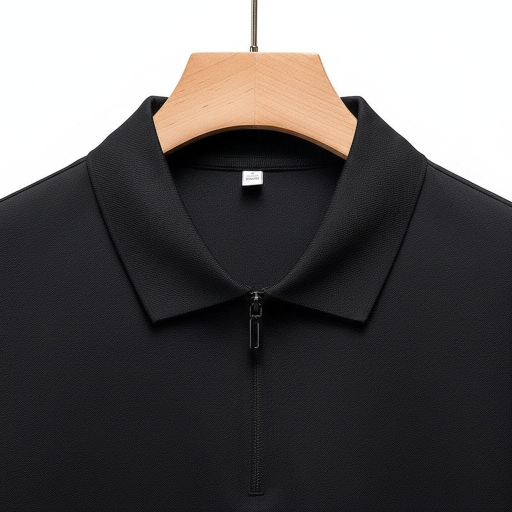 Fulgence | Polo zippé en coton