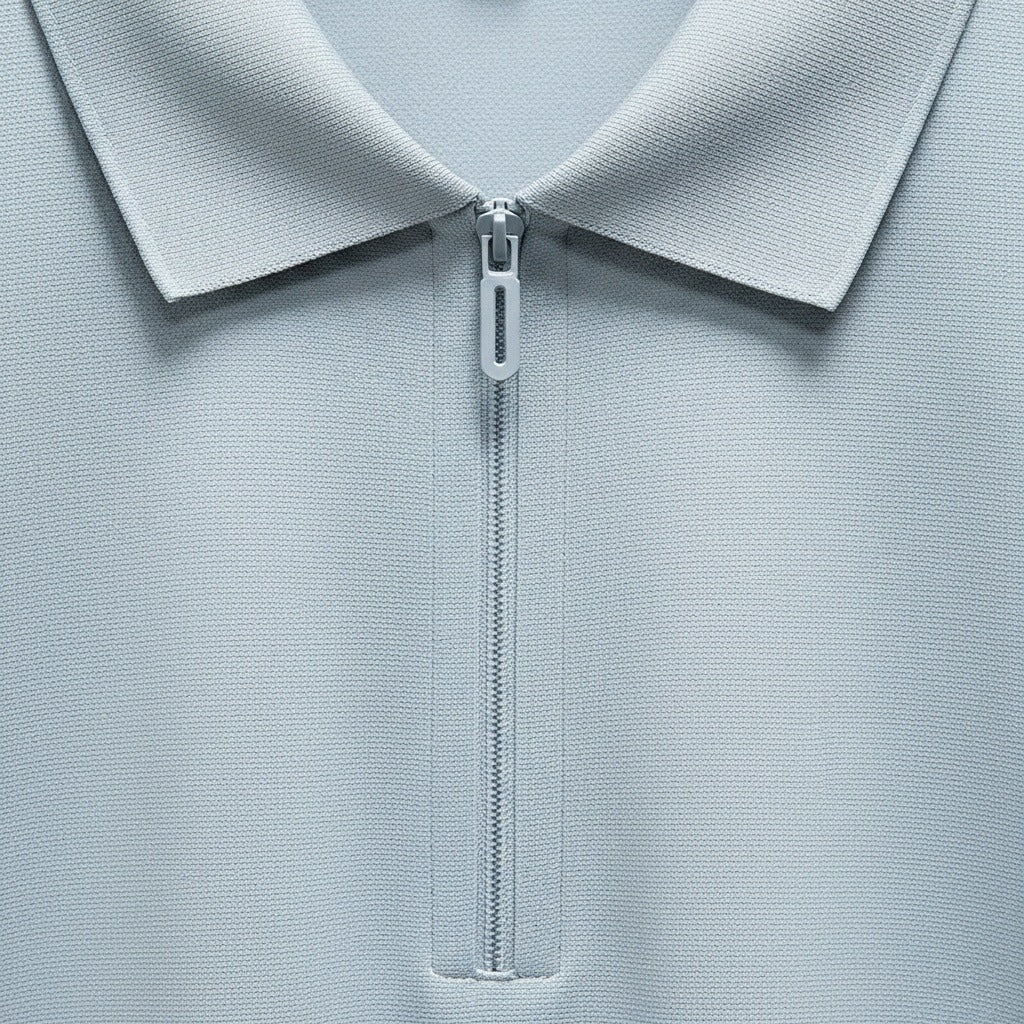 Fulgence | Polo zippé en coton