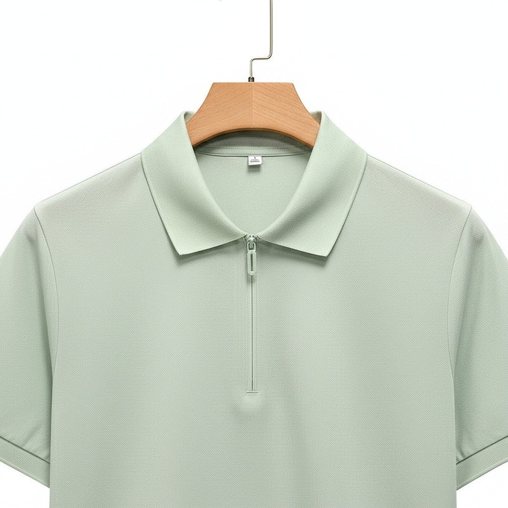 Fulgence | Polo zippé en coton