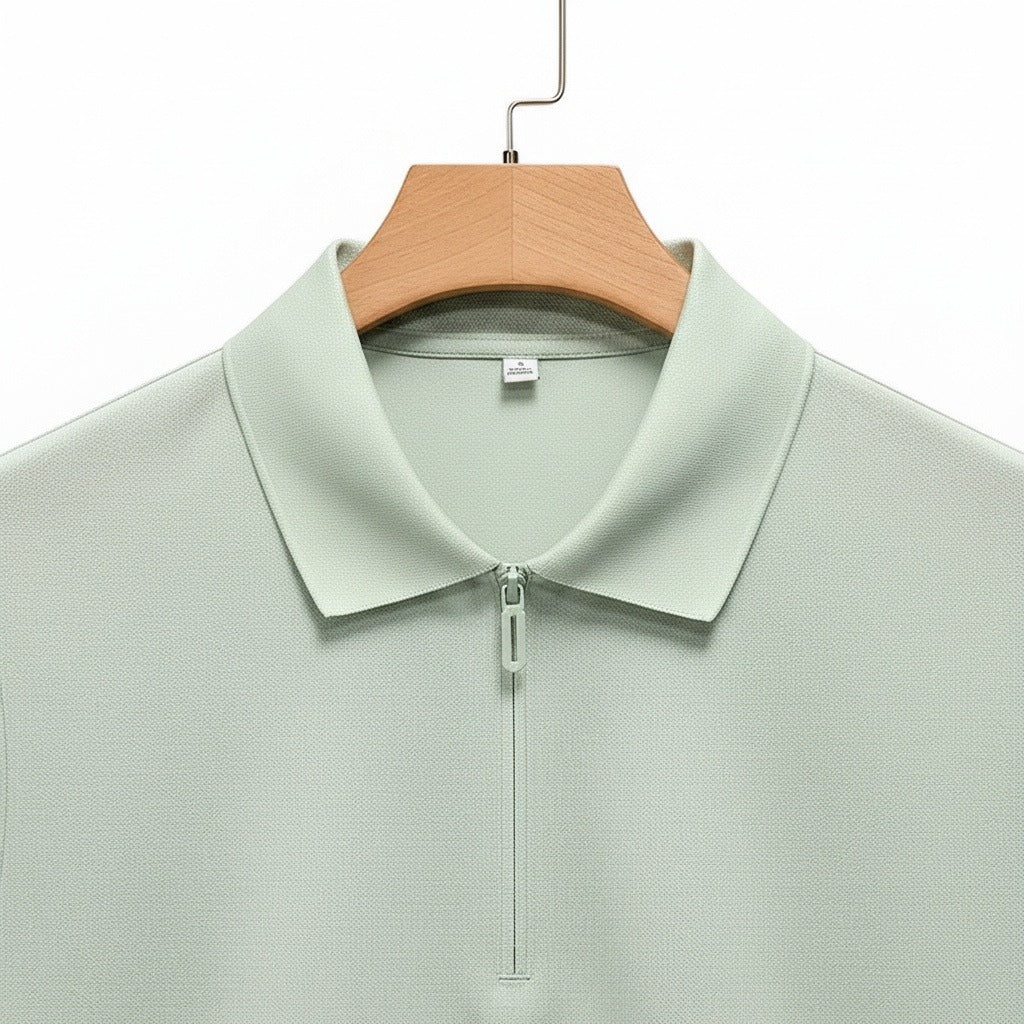 Fulgence | Polo zippé en coton