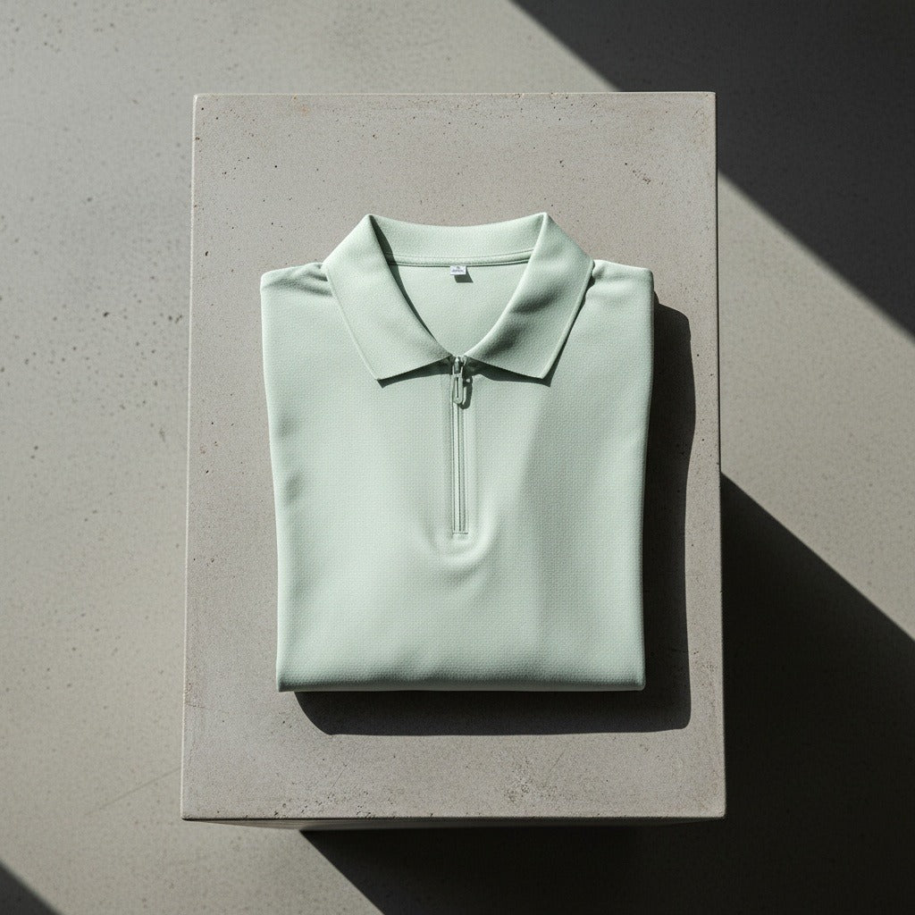 Fulgence | Polo zippé en coton