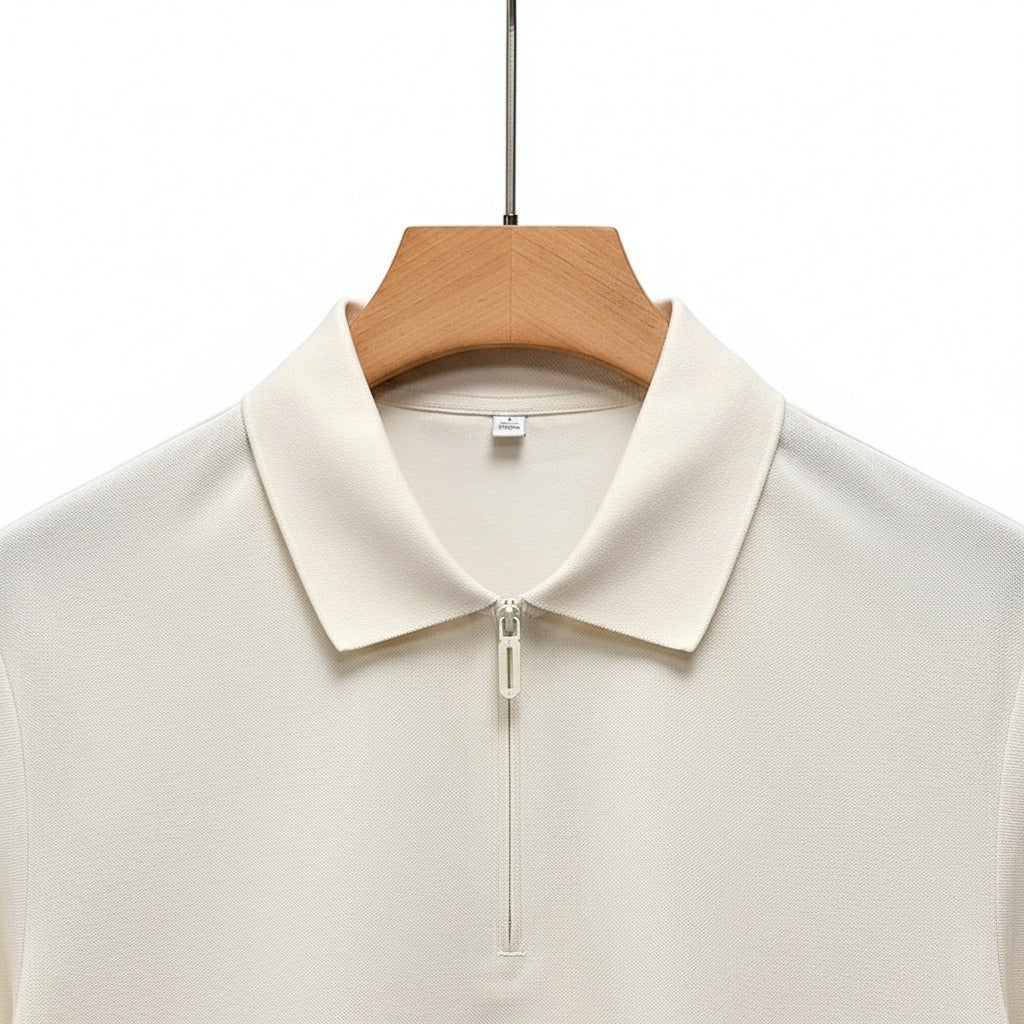 Fulgence | Polo zippé en coton