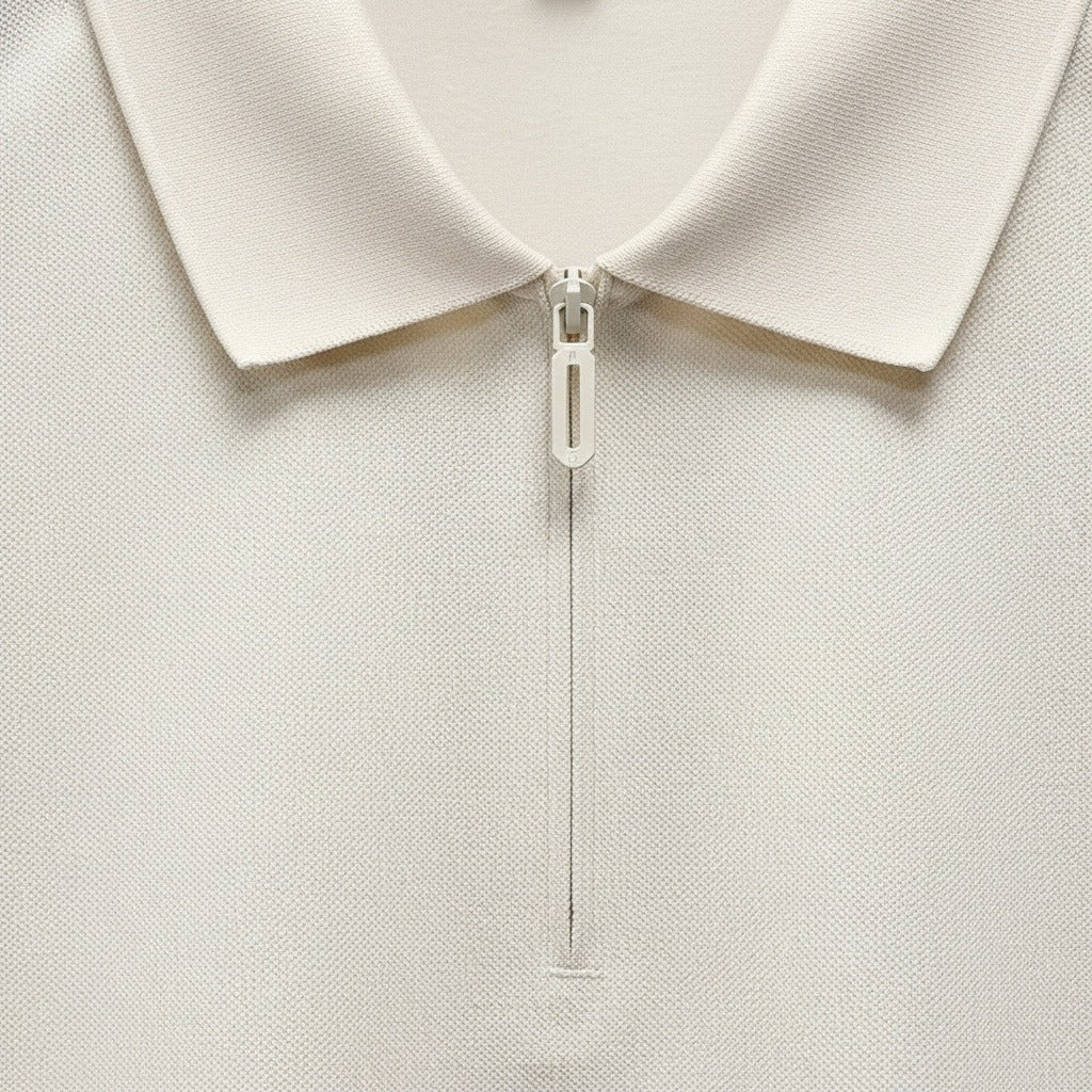 Fulgence | Polo zippé en coton
