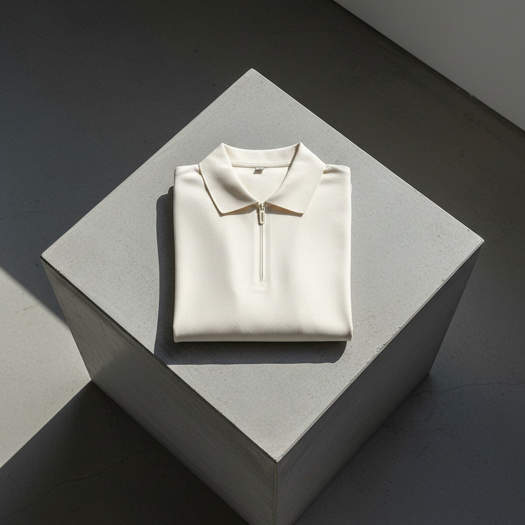 Fulgence | Polo zippé en coton