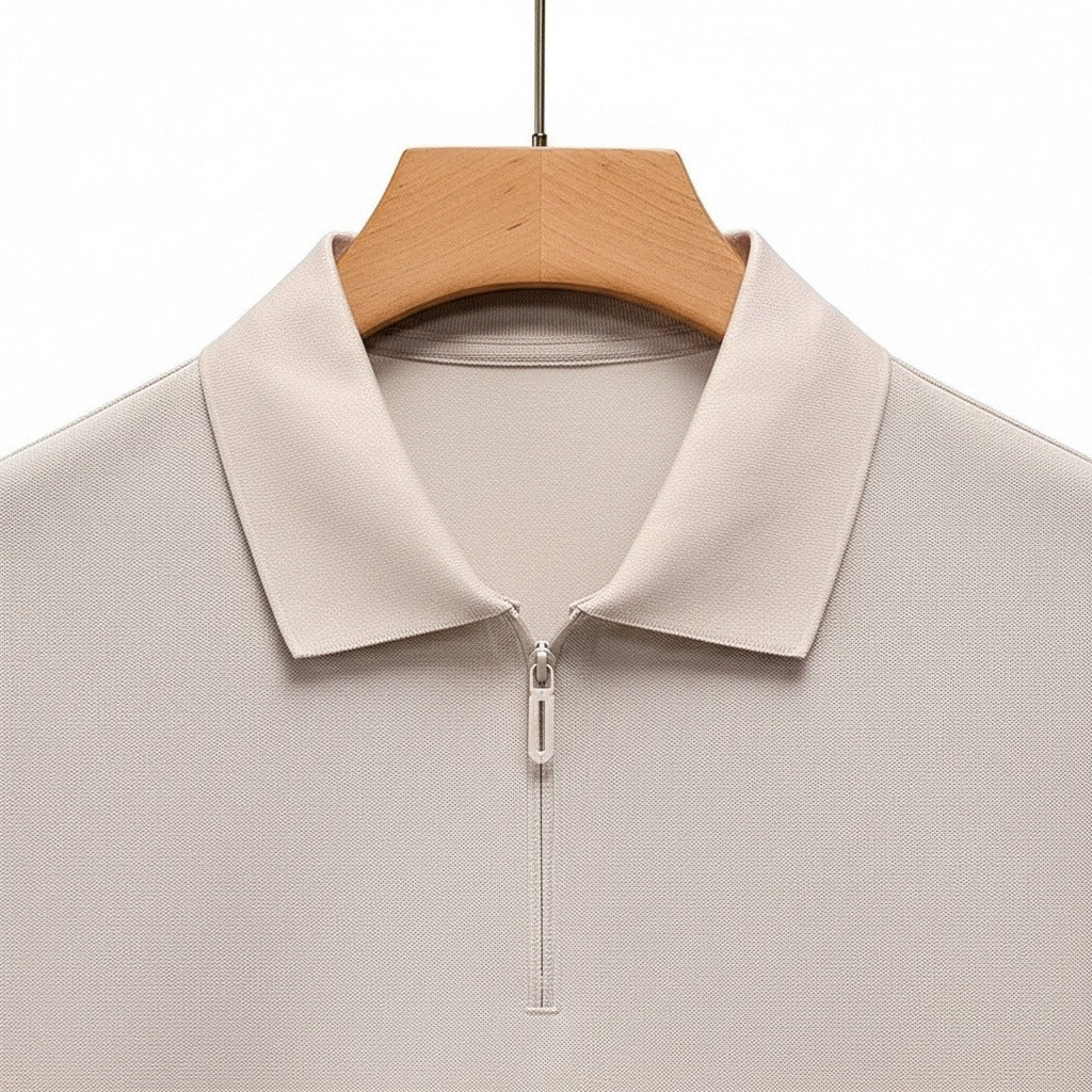 Fulgence | Polo zippé en coton