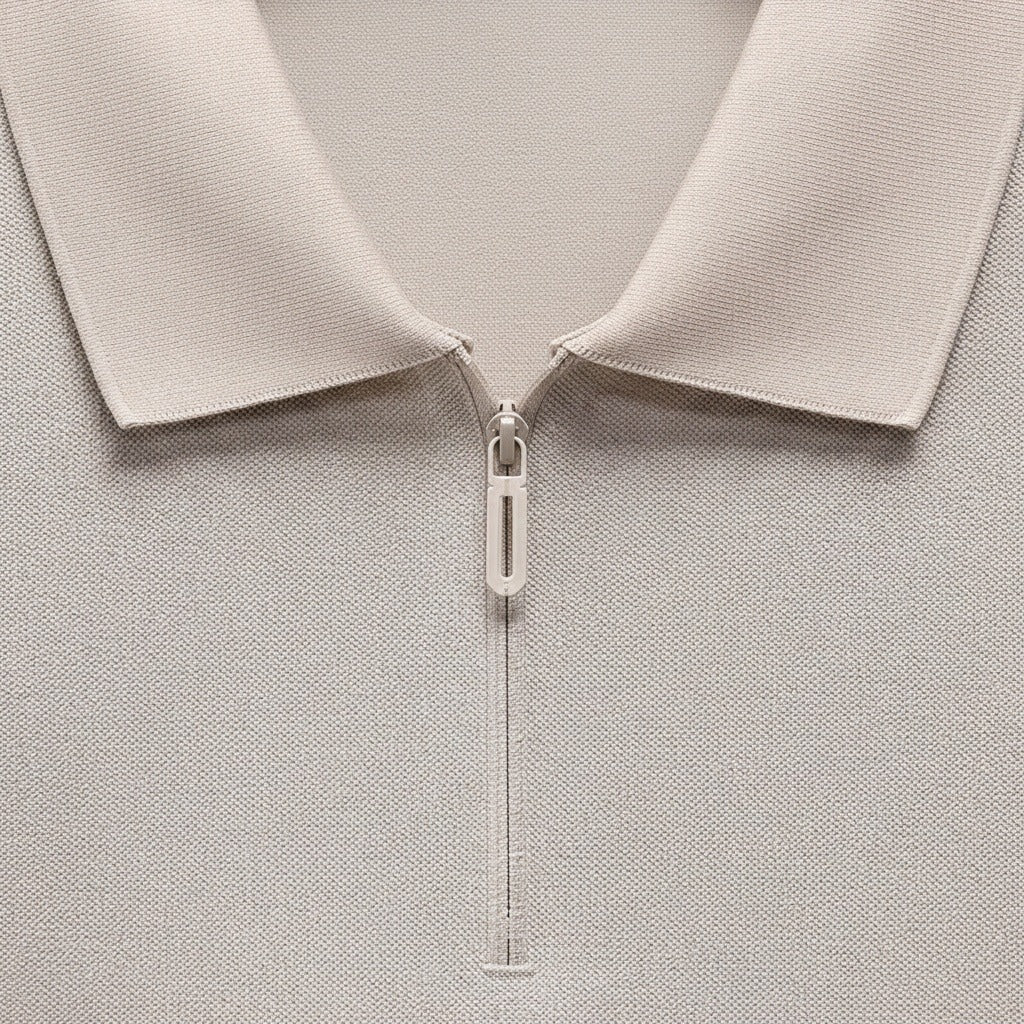 Fulgence | Polo zippé en coton