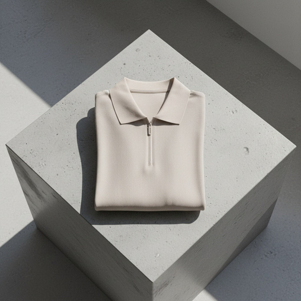 Fulgence | Polo zippé en coton