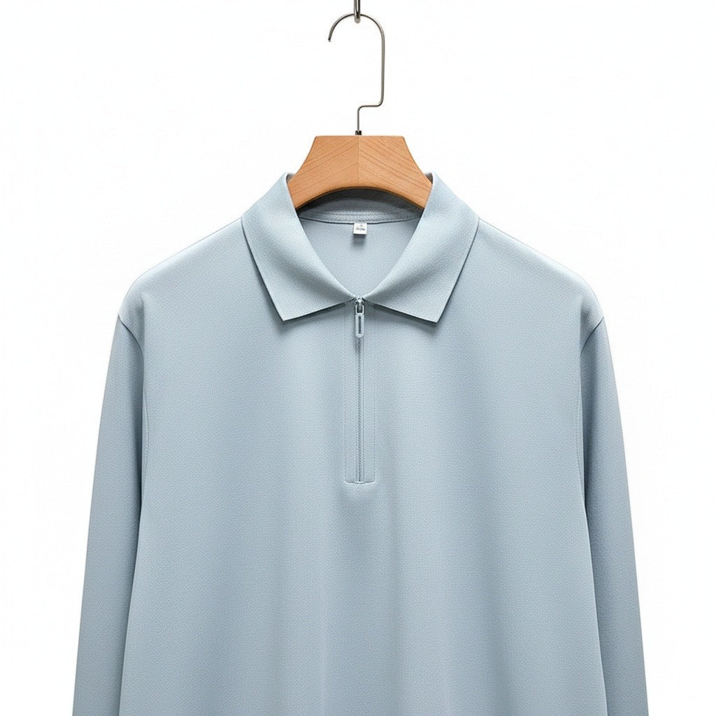 Fulgence | Polo zippé en coton