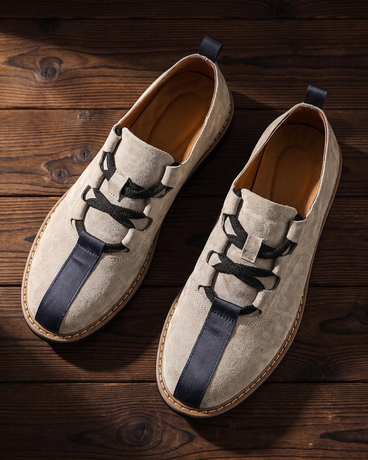Nicodème | Basket en daim velouté