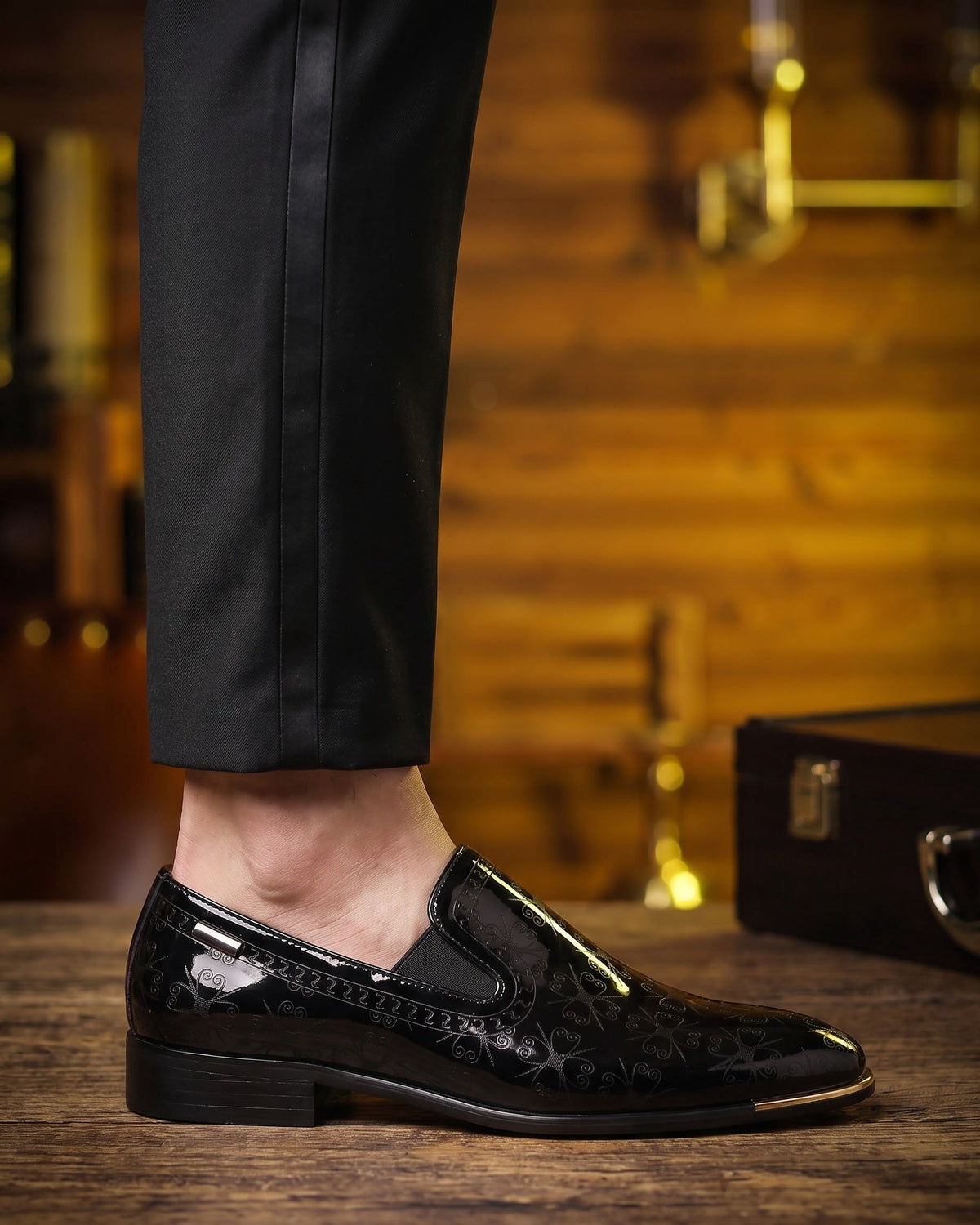Pierre-Henri | Mocassin en cuir sobre