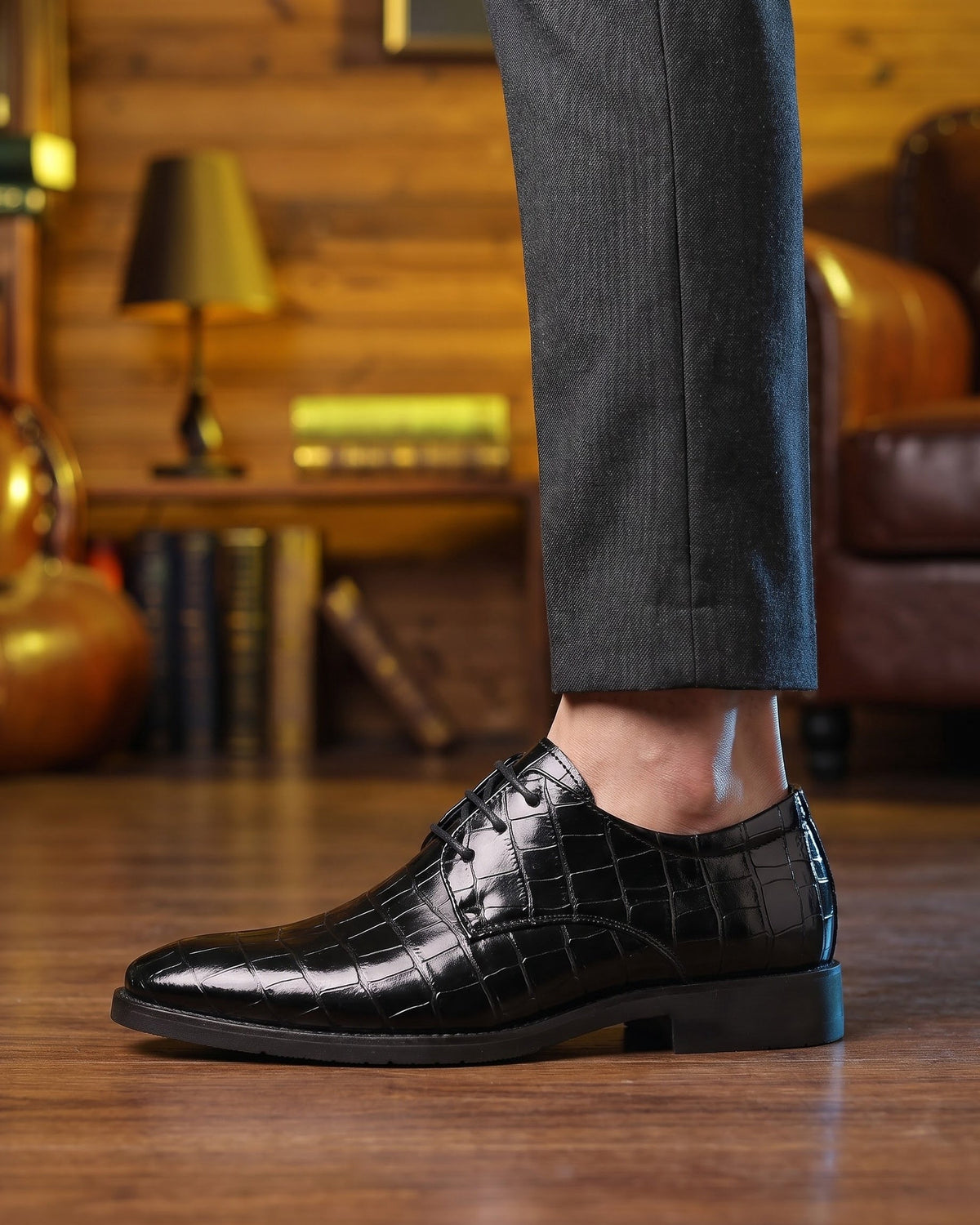 Rodolphe | Derby en cuir lisse