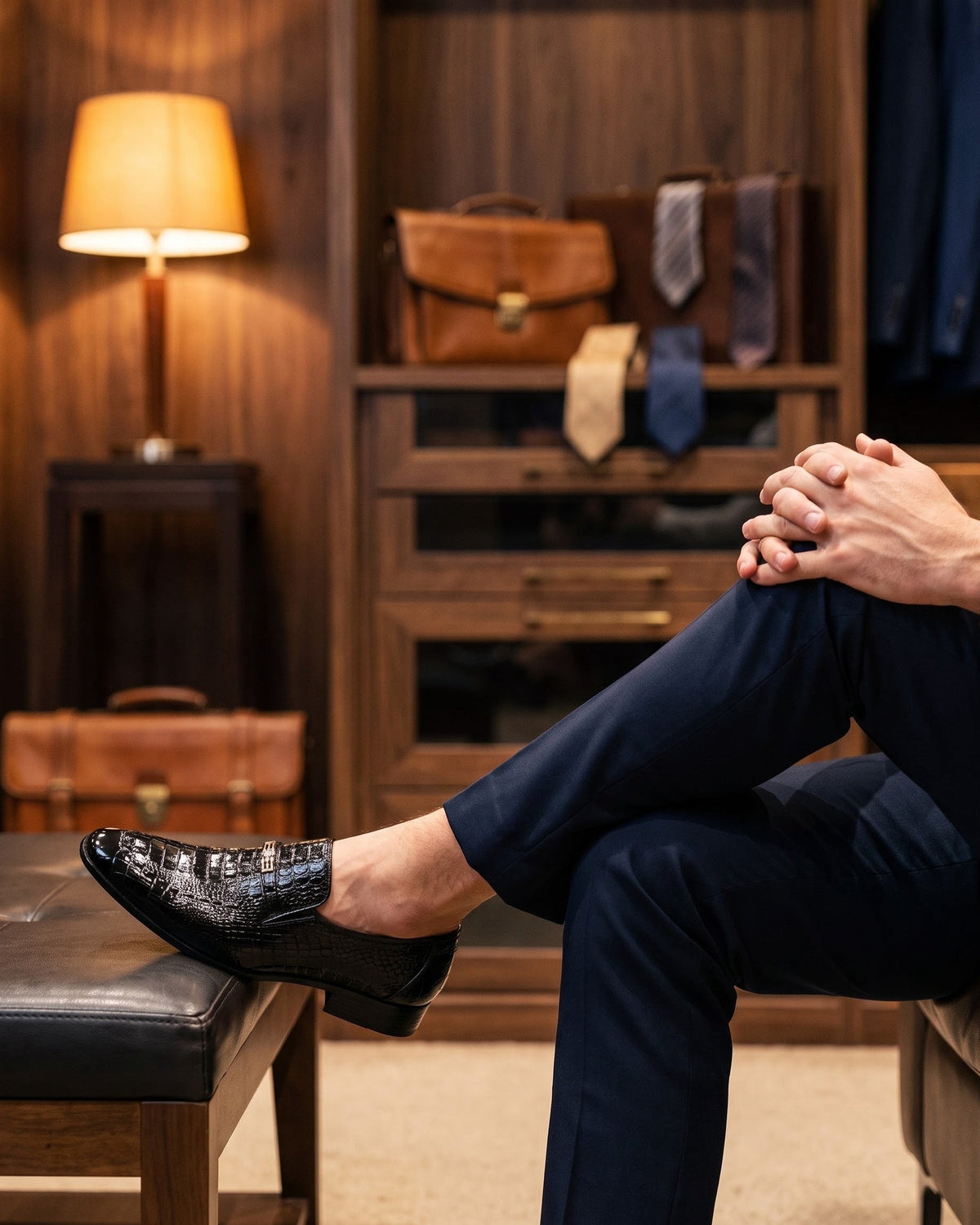 Patrice | Mocassin en cuir épuré