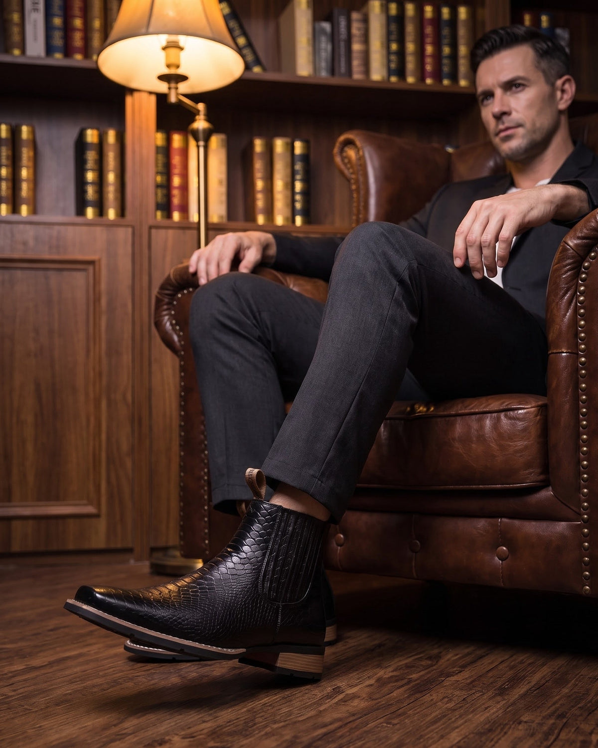 Éloi | Chelsea en cuir élégante