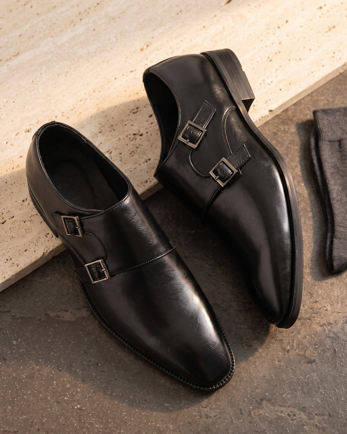 Raoul | Monk strap en cuir sobre