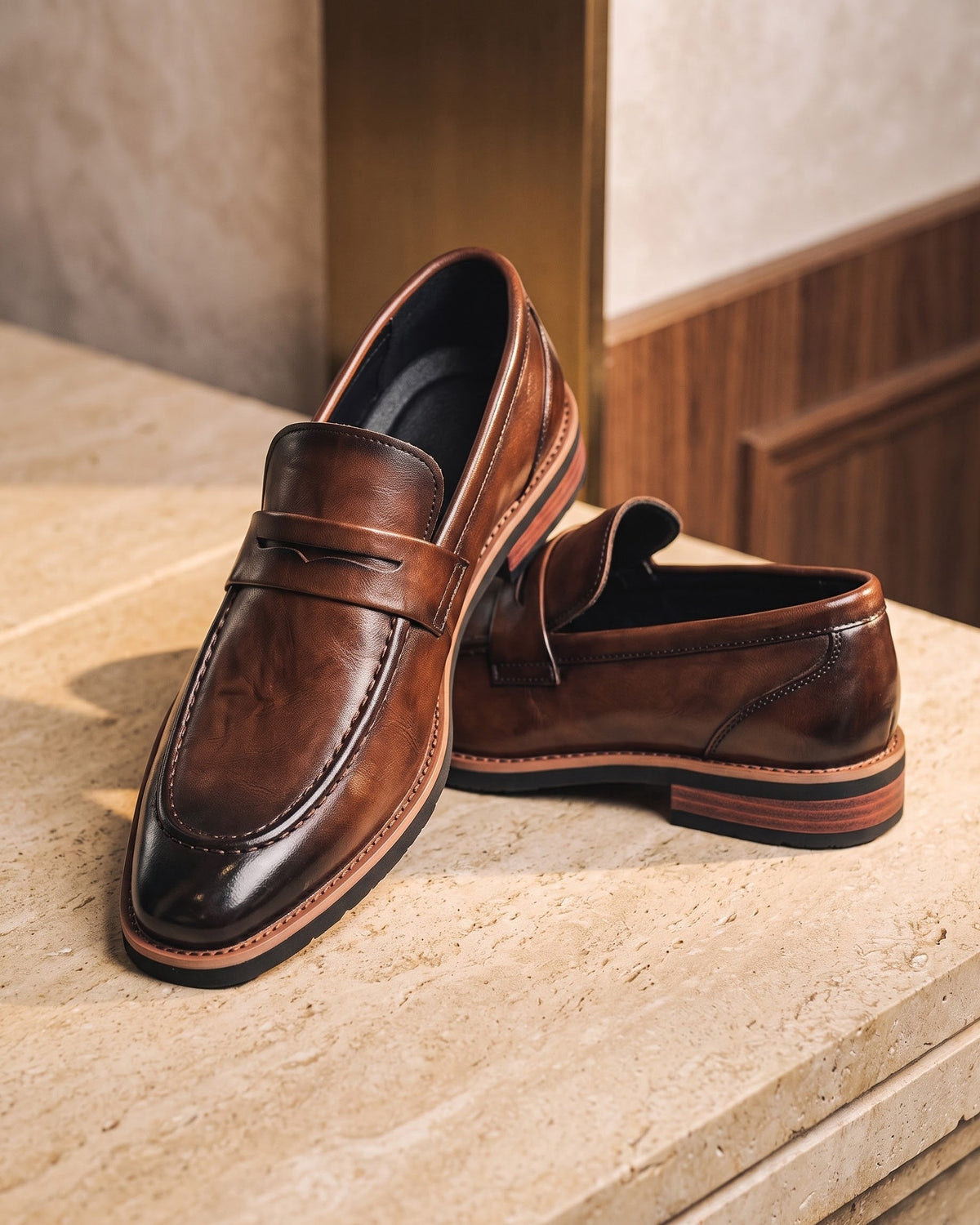 Pierre-Marie | Mocassin penny en similicuir