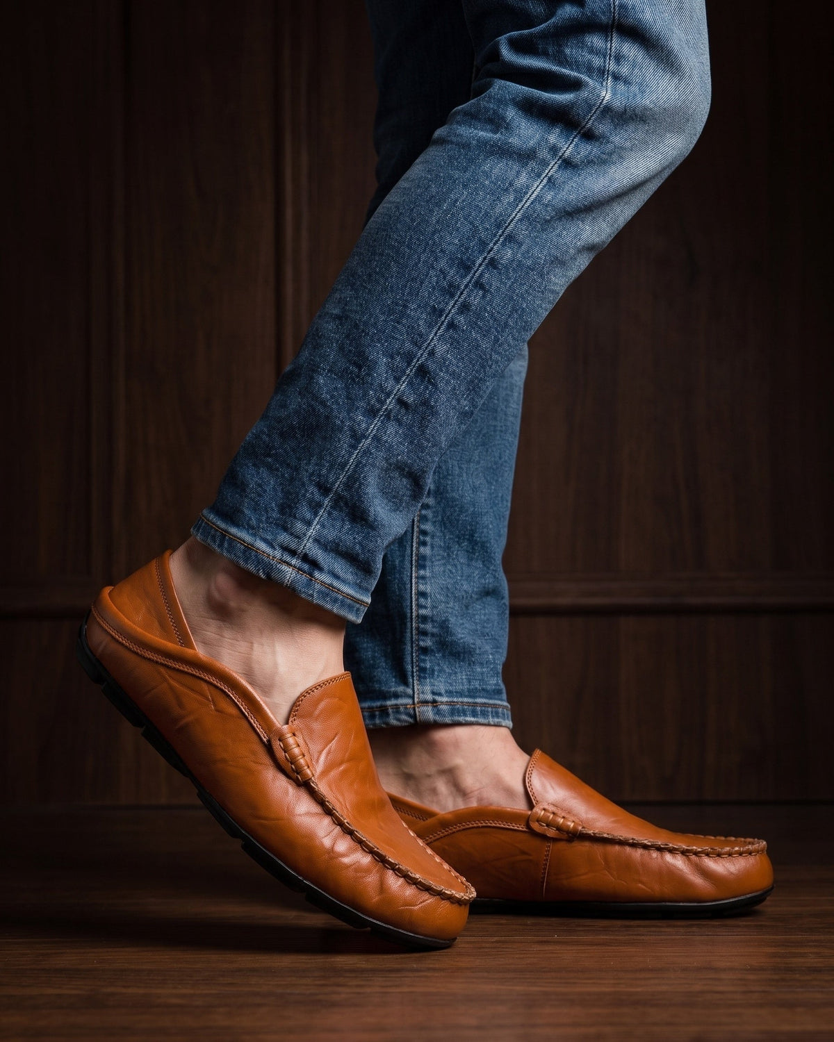 Paul-Émile | Mocassin en cuir flexible