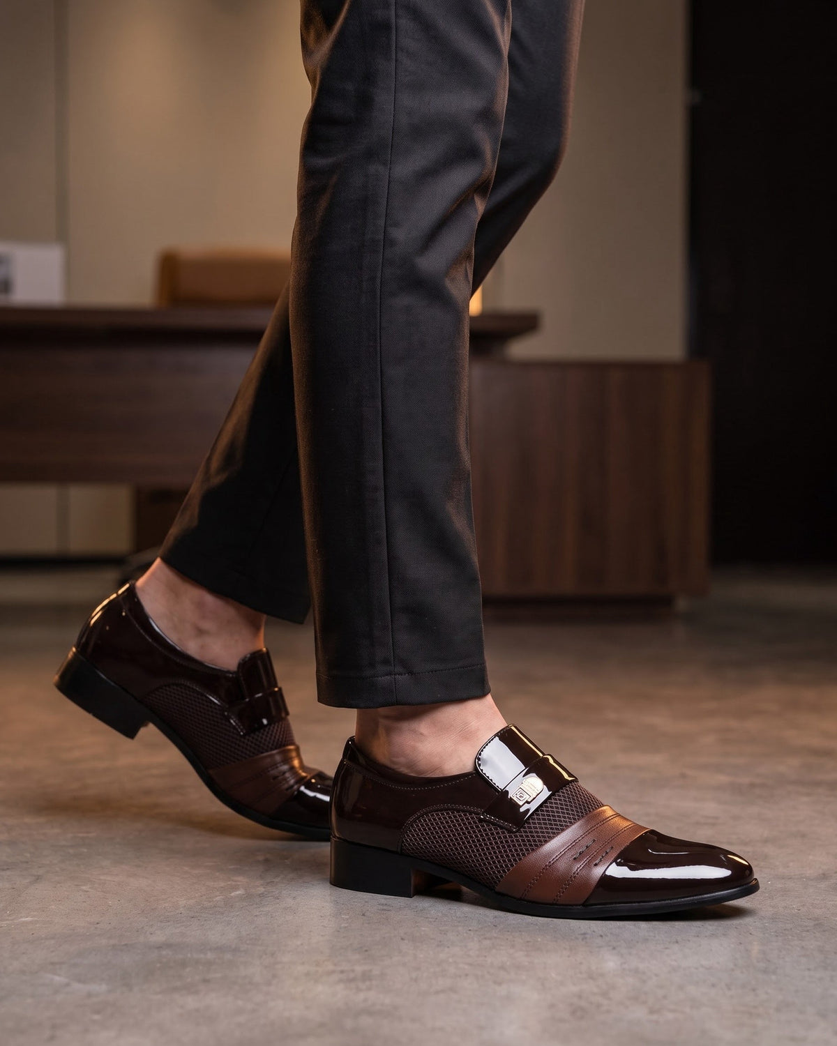 Roland | Chaussure à boucle vernie