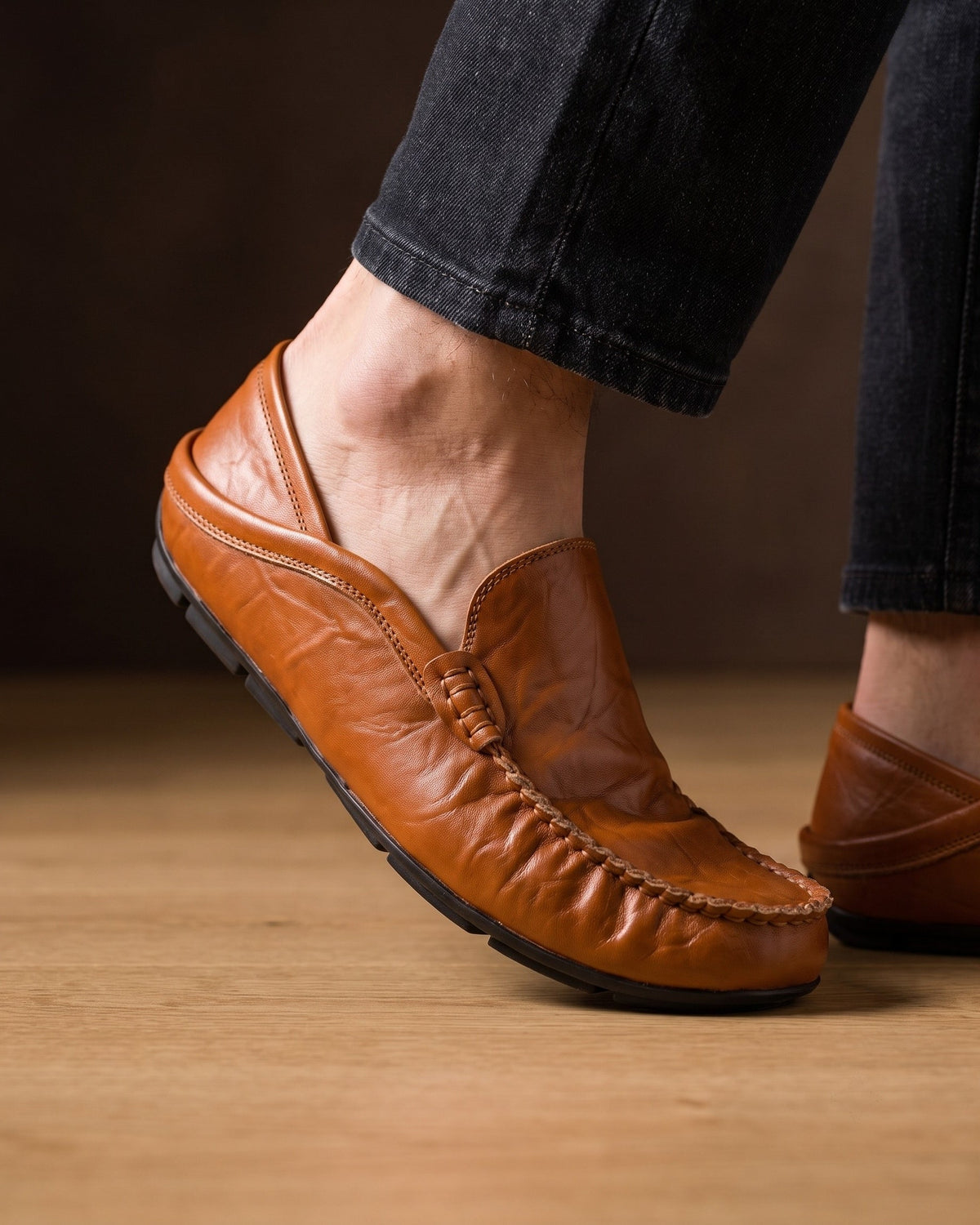Paul-Émile | Mocassin en cuir flexible