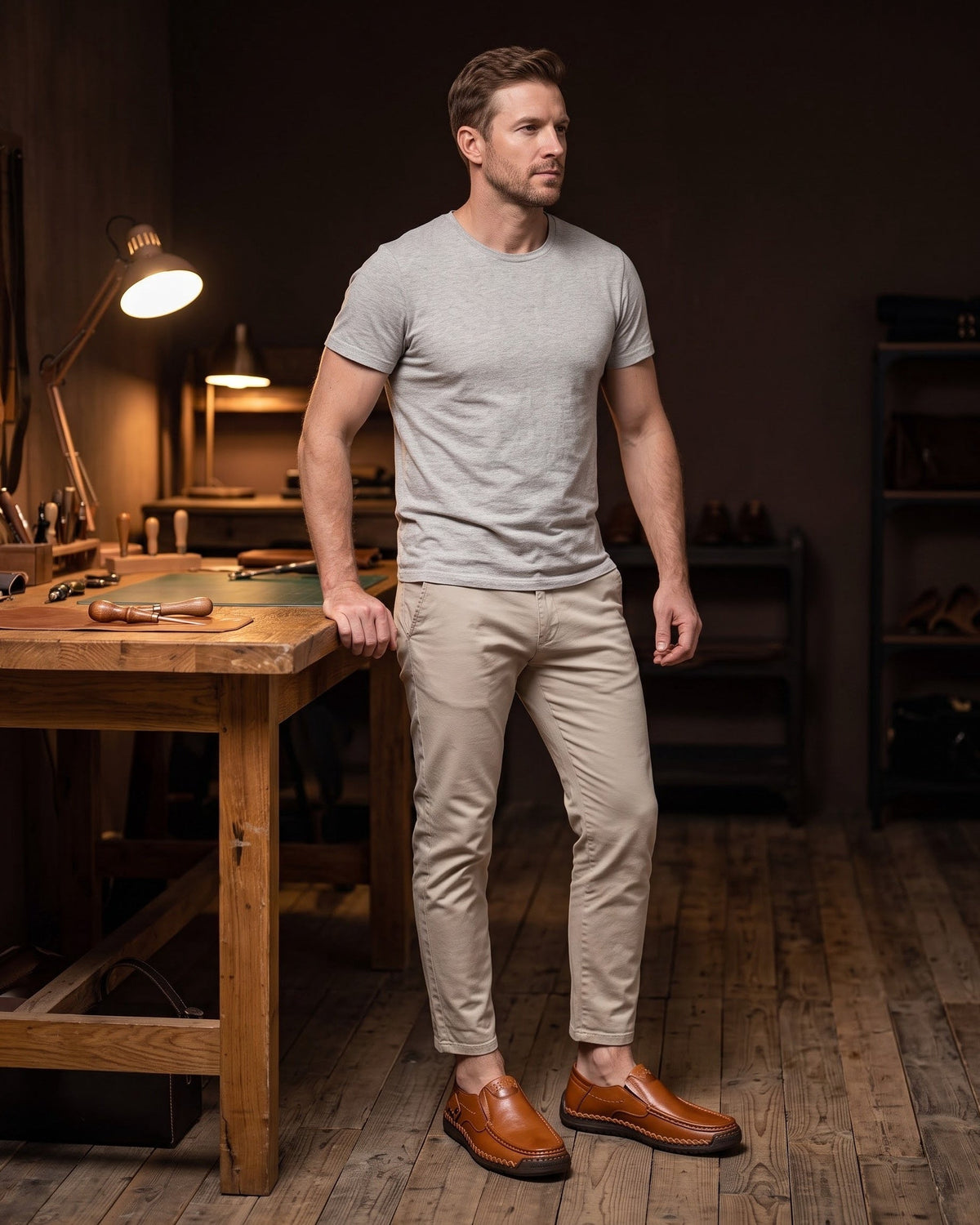 Patrick | Mocassin en cuir souple
