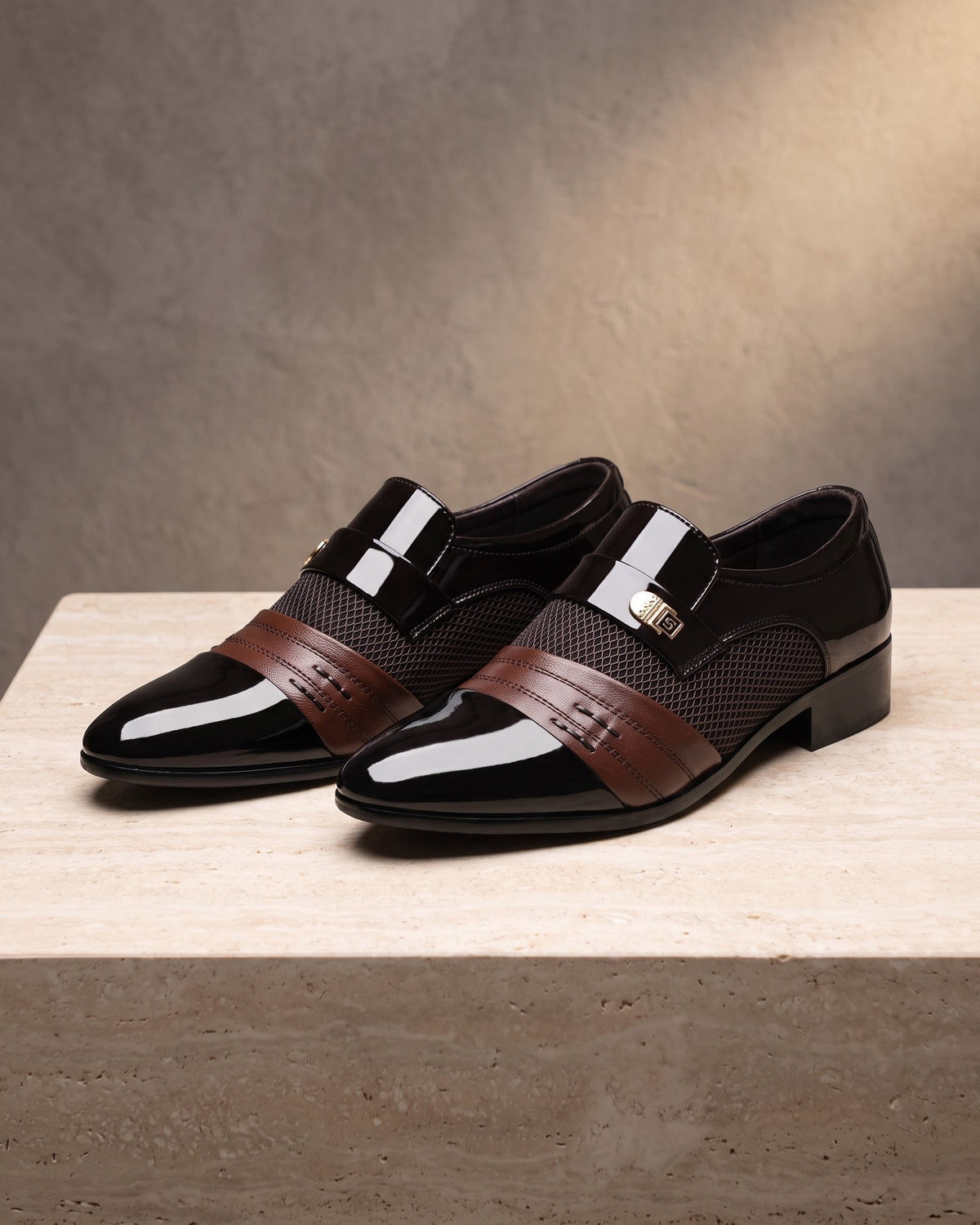 Roland | Chaussure à boucle vernie