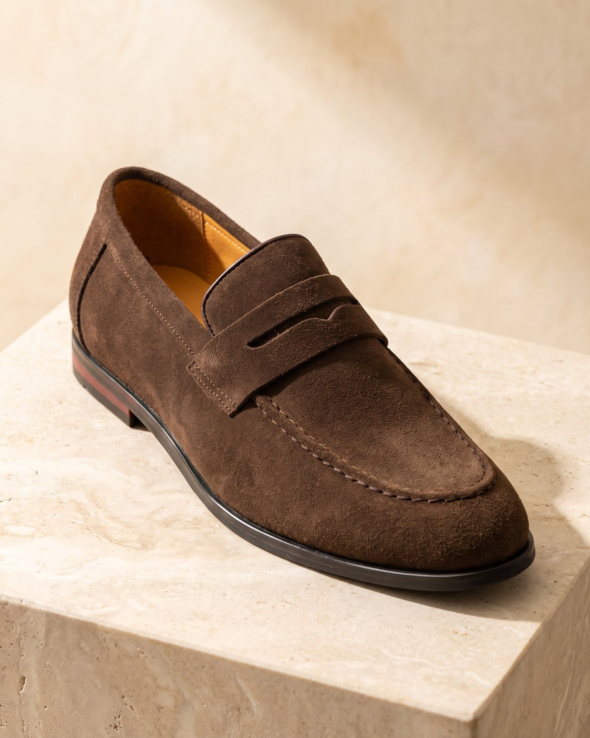 Pacôme | Mocassin en daim souple