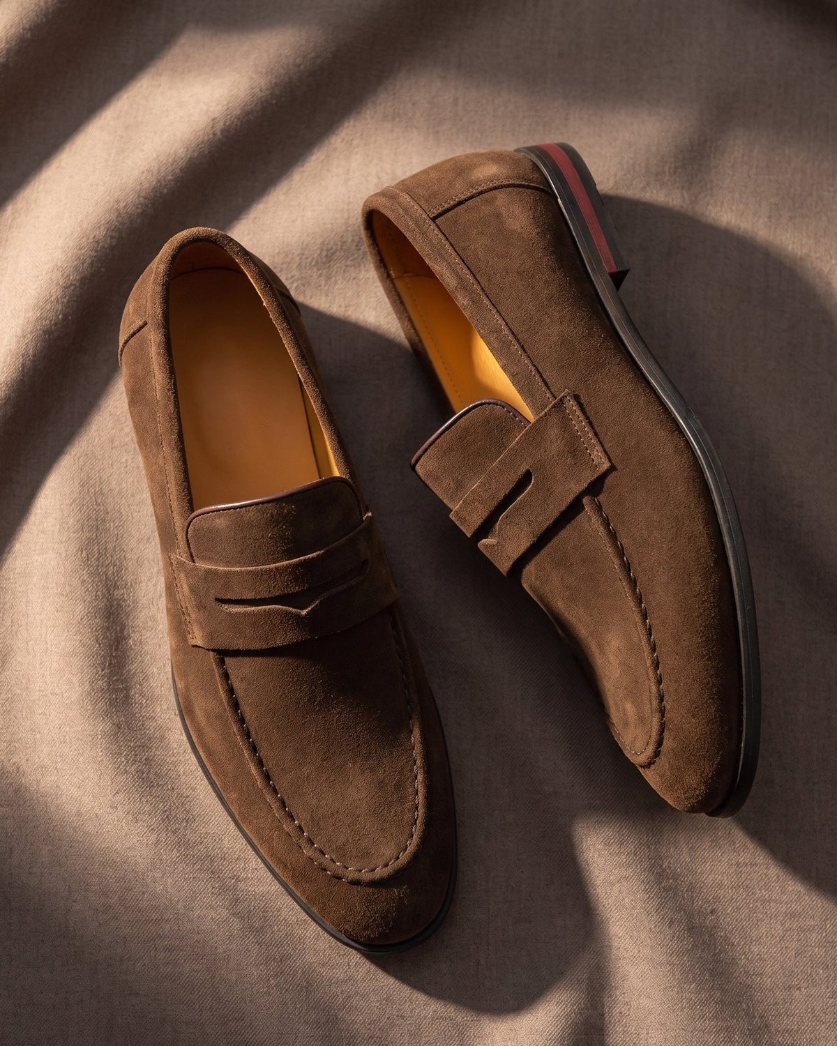 Pacôme | Mocassin en daim souple