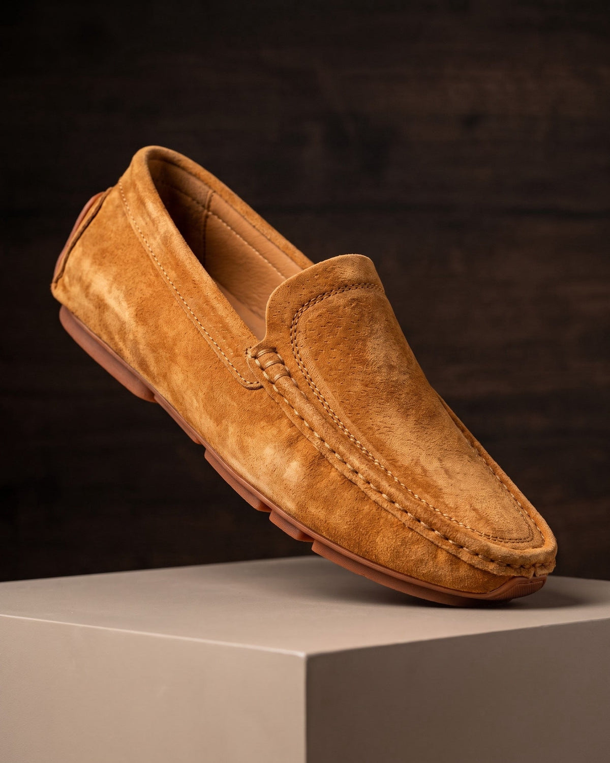 Pierrick | Mocassin de conduite en daim